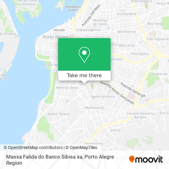 Massa Falida do Banco Sibisa sa map