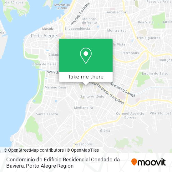 Mapa Condomínio do Edifício Residencial Condado da Baviera