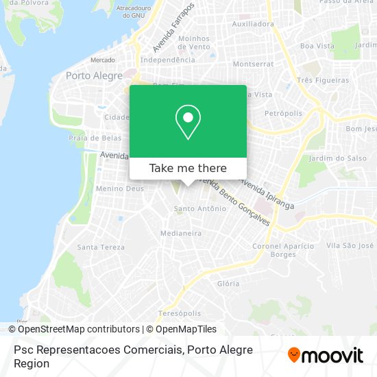 Psc Representacoes Comerciais map