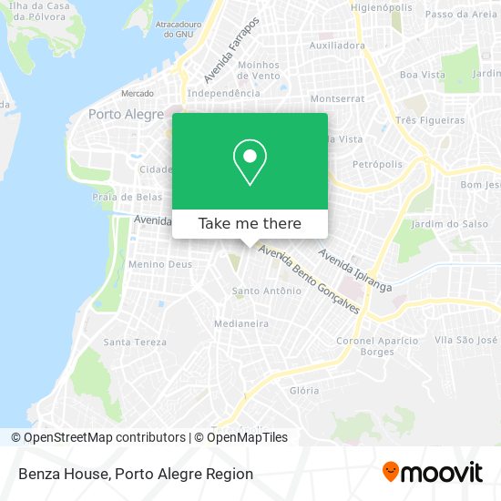 Benza House map