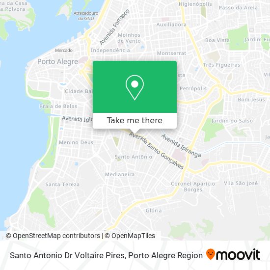 Santo Antonio Dr Voltaire Pires map