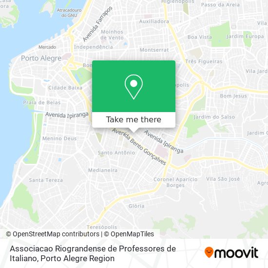 Associacao Riograndense de Professores de Italiano map