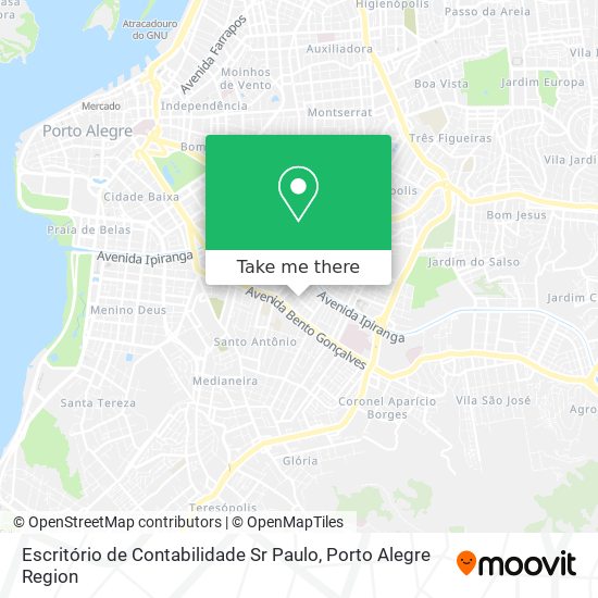 Mapa Escritório de Contabilidade Sr Paulo