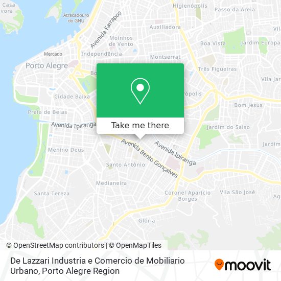 De Lazzari Industria e Comercio de Mobiliario Urbano map