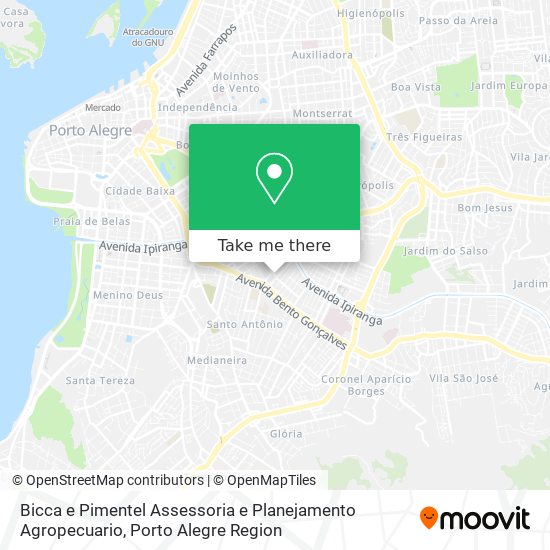 Mapa Bicca e Pimentel Assessoria e Planejamento Agropecuario