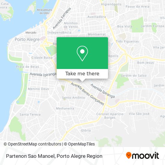 Partenon Sao Manoel map