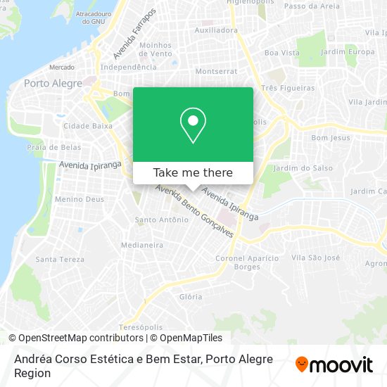 Andréa Corso Estética e Bem Estar map