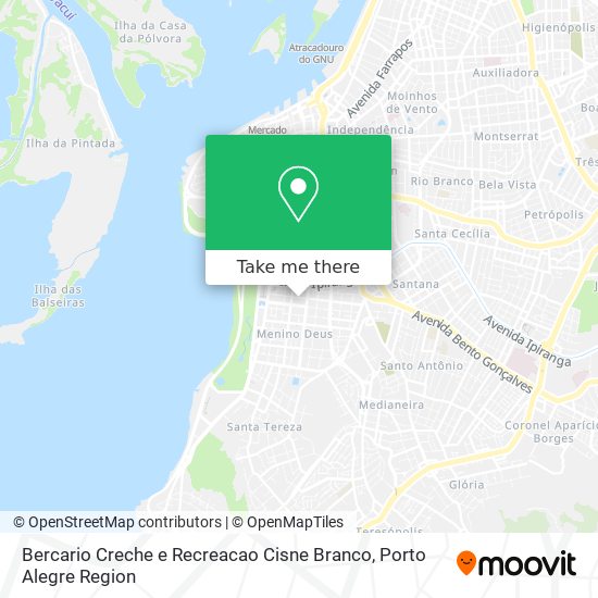 Bercario Creche e Recreacao Cisne Branco map