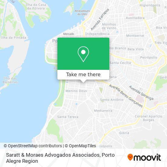 Mapa Saratt & Moraes Advogados Associados