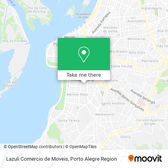 Lazuli Comercio de Moveis map