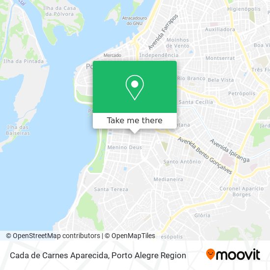 Cada de Carnes Aparecida map