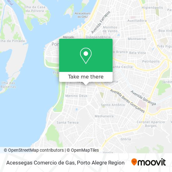 Acessegas Comercio de Gas map