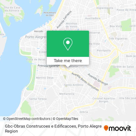 Gbc-Obras Construcoes e Edificacoes map