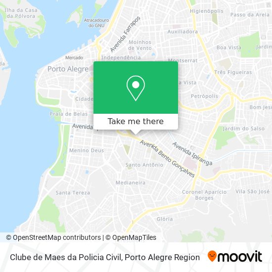 Mapa Clube de Maes da Policia Civil