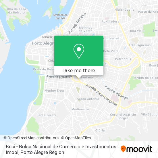 Bnci - Bolsa Nacional de Comercio e Investimentos Imobi map