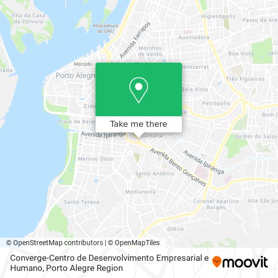 Mapa Converge-Centro de Desenvolvimento Empresarial e Humano