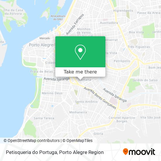 Mapa Petisqueria do Portuga