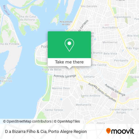 Mapa D a Bizarra Filho & Cia