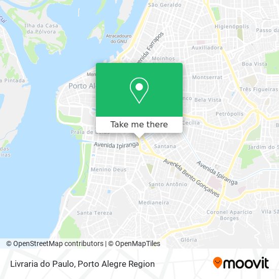 Mapa Livraria do Paulo
