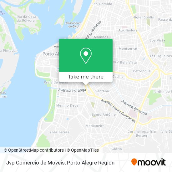 Mapa Jvp Comercio de Moveis