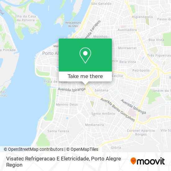 Visatec Refrigeracao E Eletricidade map