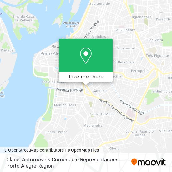 Clanel Automoveis Comercio e Representacoes map