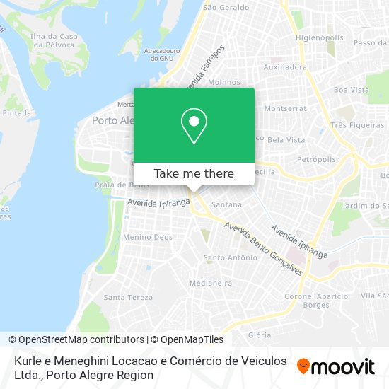 Kurle e Meneghini Locacao e Comércio de Veiculos Ltda. map