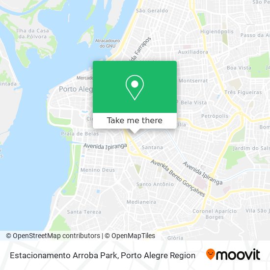 Estacionamento Arroba Park map