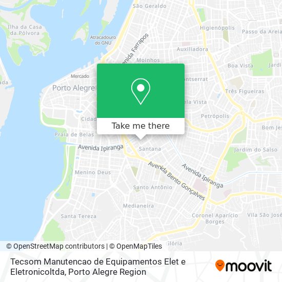 Tecsom Manutencao de Equipamentos Elet e Eletronicoltda map