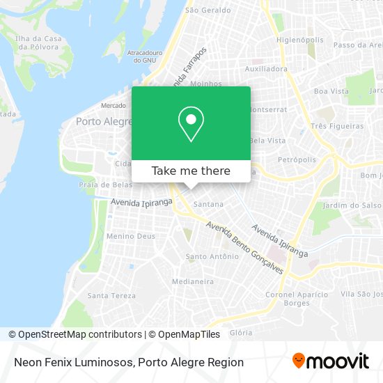 Neon Fenix Luminosos map