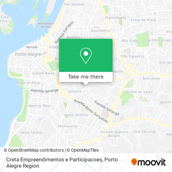 Mapa Creta Empreendimentos e Participacoes