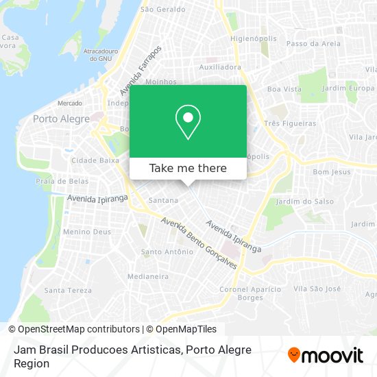 Jam Brasil Producoes Artisticas map