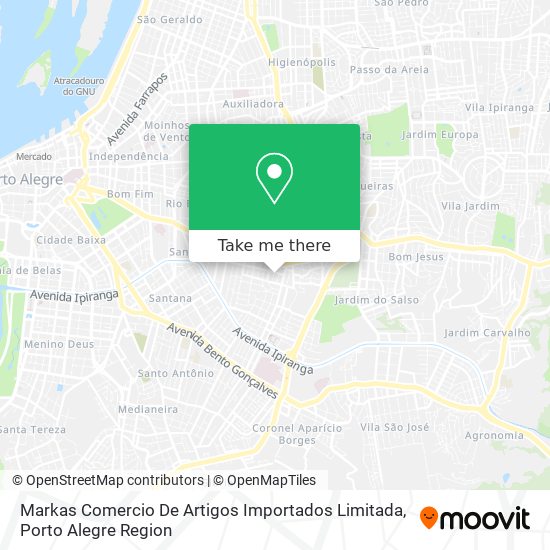 Markas Comercio De Artigos Importados Limitada map