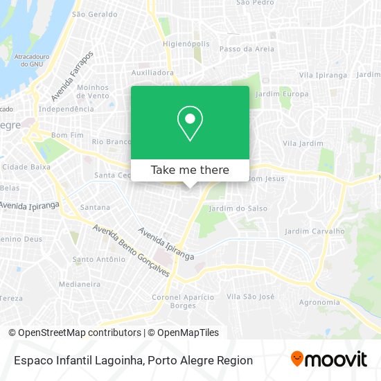 Espaco Infantil Lagoinha map