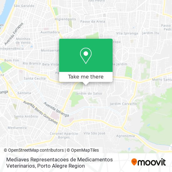 Mediaves Representacoes de Medicamentos Veterinarios map