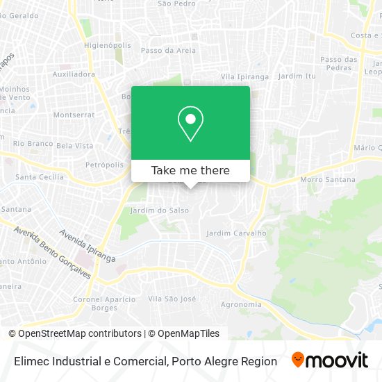 Mapa Elimec Industrial e Comercial