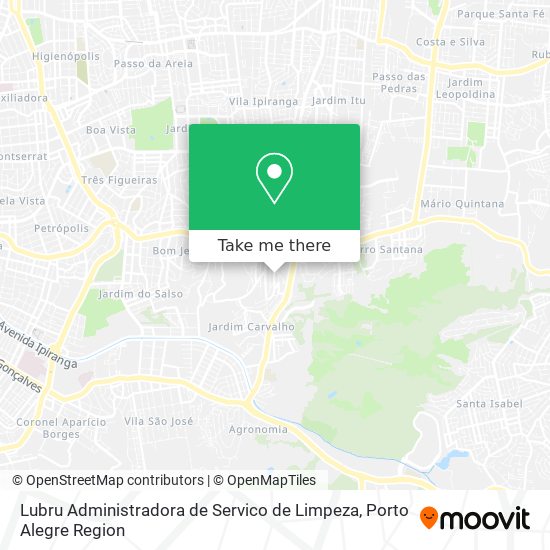 Lubru Administradora de Servico de Limpeza map