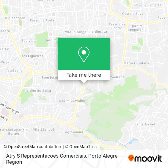 Atry S Representacoes Comerciais map