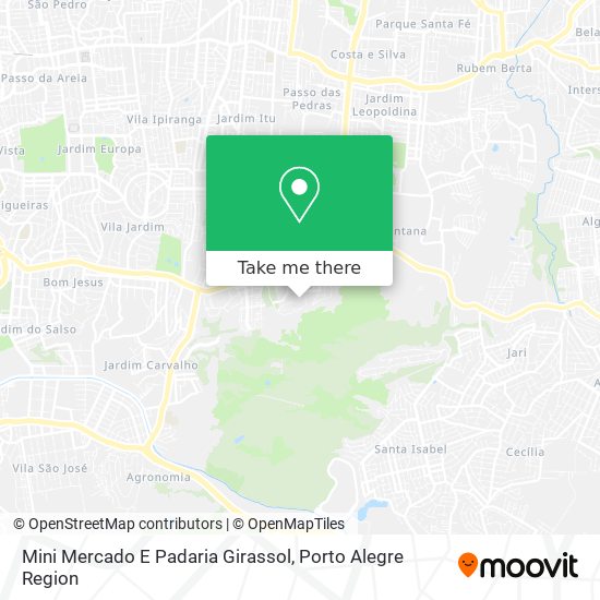 Mapa Mini Mercado E Padaria Girassol