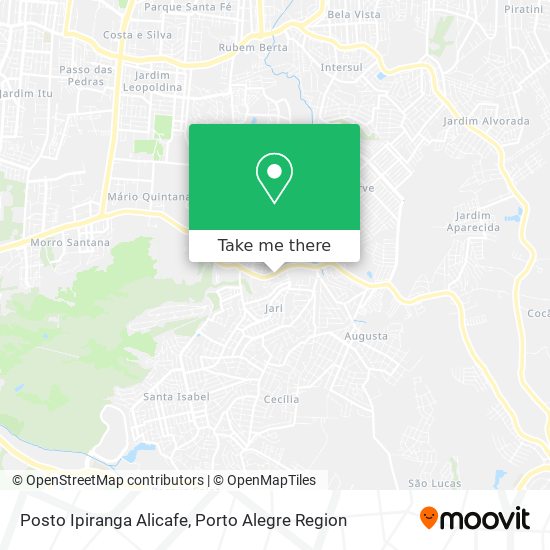 Posto Ipiranga Alicafe map