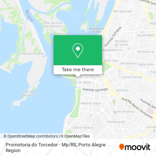 Promotoria do Torcedor - Mp/RS map