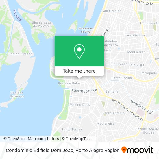 Condominio Edificio Dom Joao map