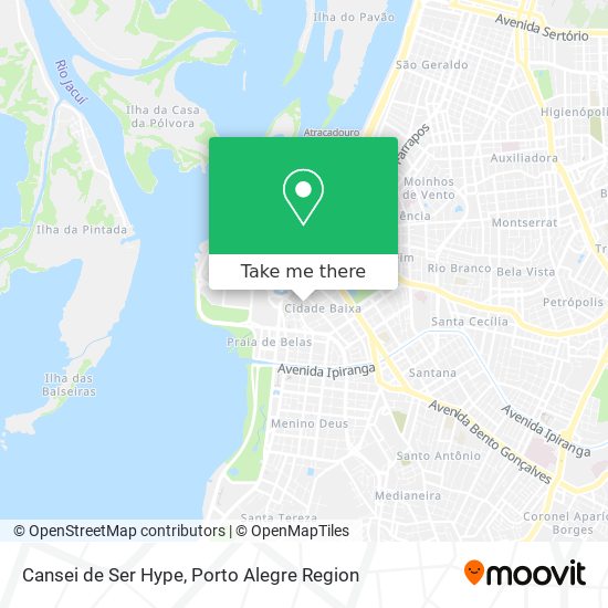 Cansei de Ser Hype map