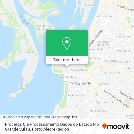 Procergs Cia Processamento Dados do Estado Rio Grande Sul Fa map