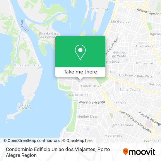 Mapa Condominio Edificio Uniao dos Viajantes