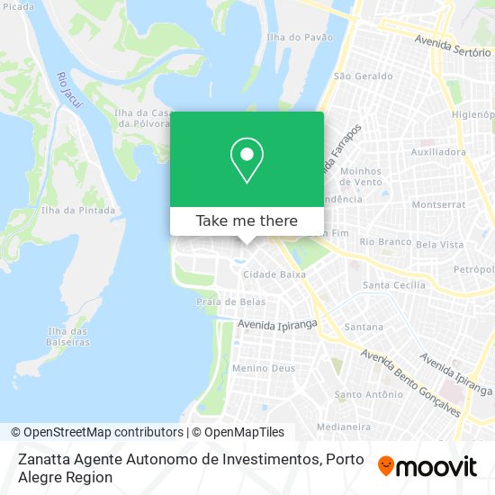 Mapa Zanatta Agente Autonomo de Investimentos