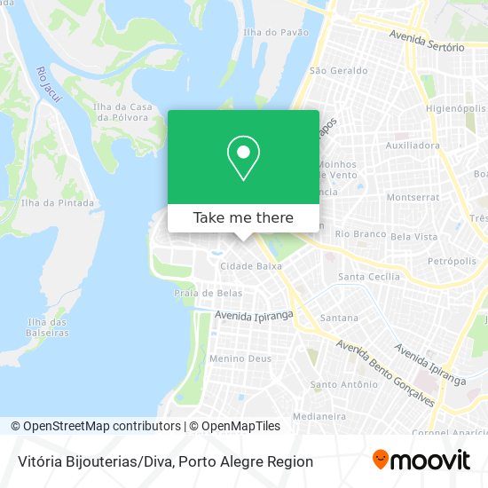 Vitória Bijouterias/Diva map