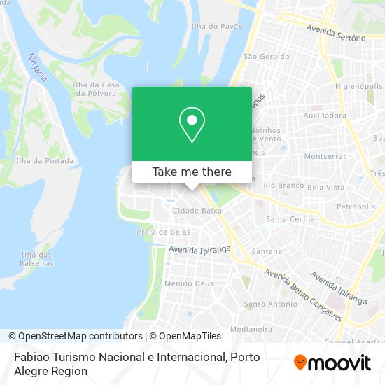 Fabiao Turismo Nacional e Internacional map