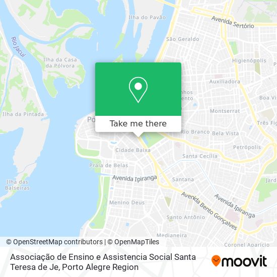 Associação de Ensino e Assistencia Social Santa Teresa de Je map