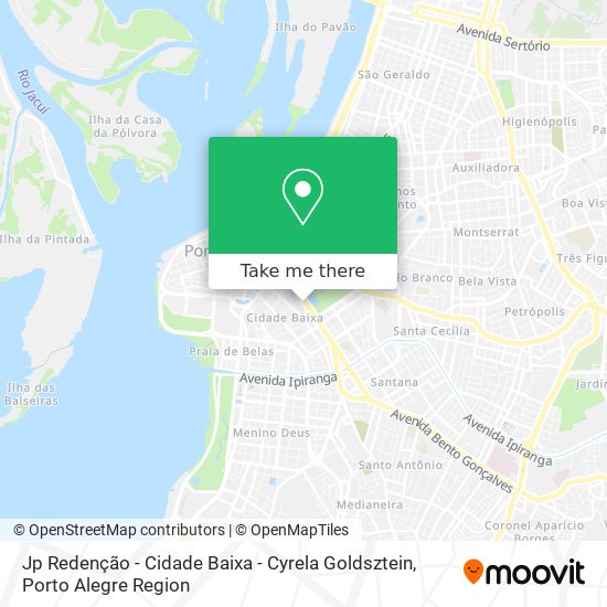 Jp Redenção - Cidade Baixa - Cyrela Goldsztein map